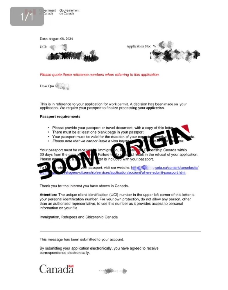 加拿(ná)大(dà)工(gōng)簽